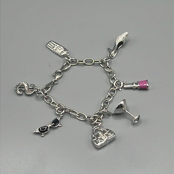 None Jewelry - Party Girl Charm Bracelet